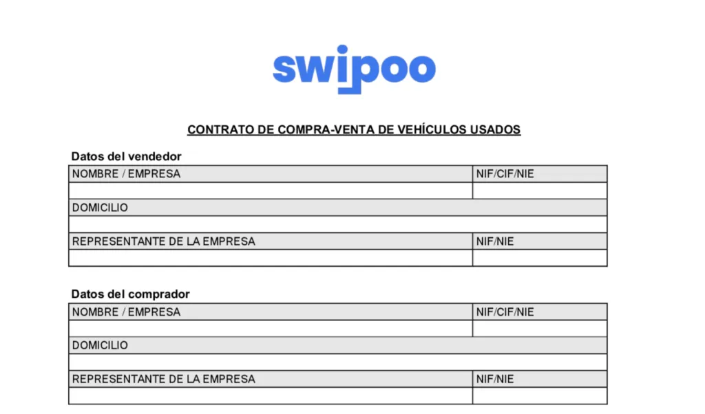 Todo sobre el contrato de compraventa de un vehículo .webp